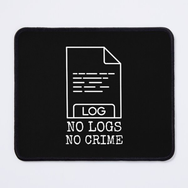 Item preview, no logs no crime white designed and sold by Wordsmith-Wear.