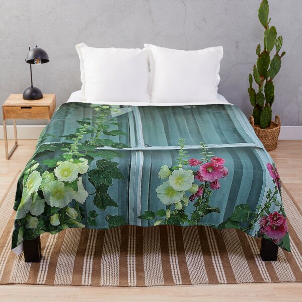 Item preview, hollyhocks designed and sold by Murph's Images.