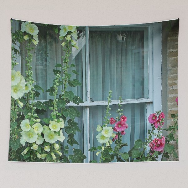 Item preview, hollyhocks designed and sold by Murph's Images.