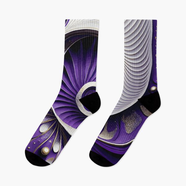 Item preview, Abstract Spiral  Purple and White 172 designed and sold by Vicky Brago-Mitchell®.