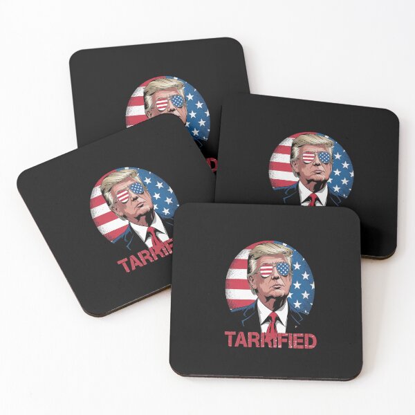 Item preview, Tarrified Political Vinyl Sticker, Funny designed and sold by splindoershop.