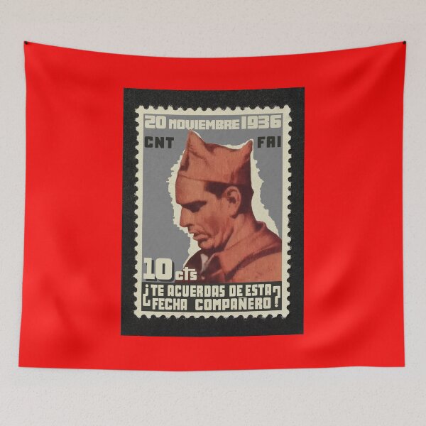 Item preview, Buenaventura Durruti Stamp designed and sold by Radical Poster Collective.