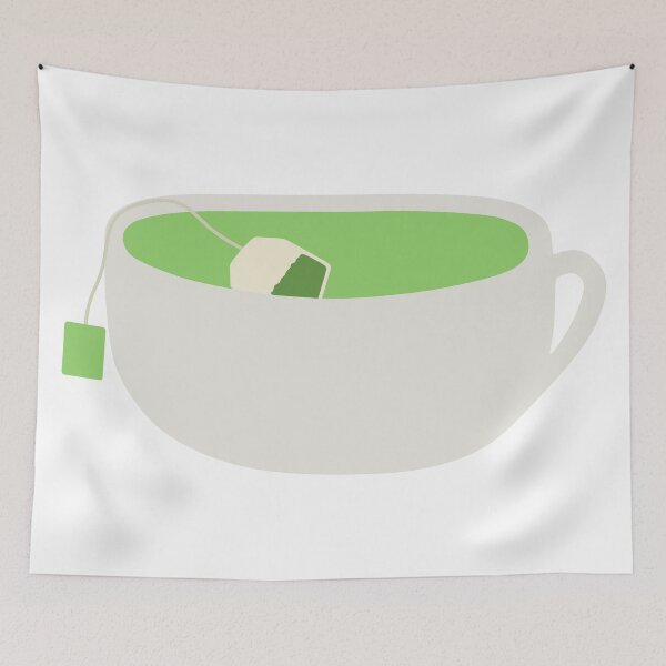 Item preview, cup of green tea designed and sold by sweetb3rry.