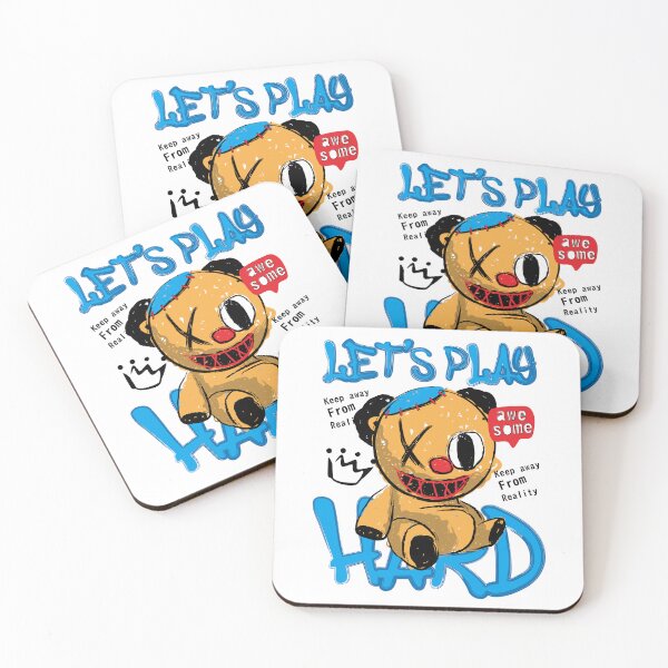 Item preview, Let's Play Hard designed and sold by Kappadog.