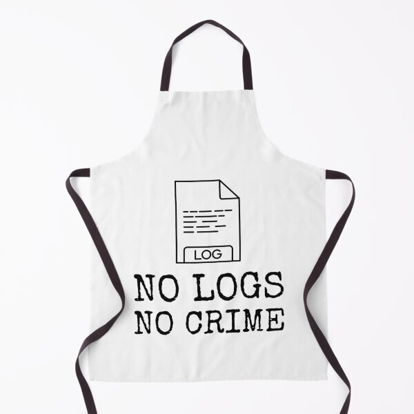Item preview, no logs no crime designed and sold by Wordsmith-Wear.