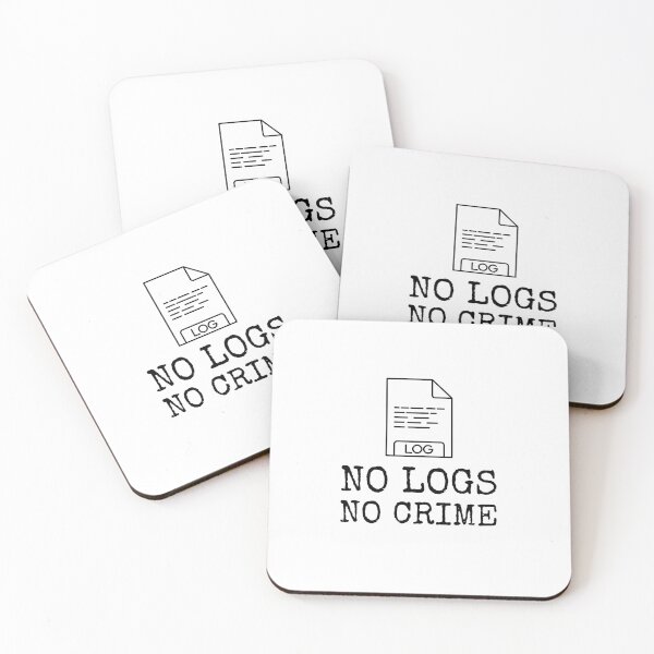 Item preview, no logs no crime designed and sold by Wordsmith-Wear.