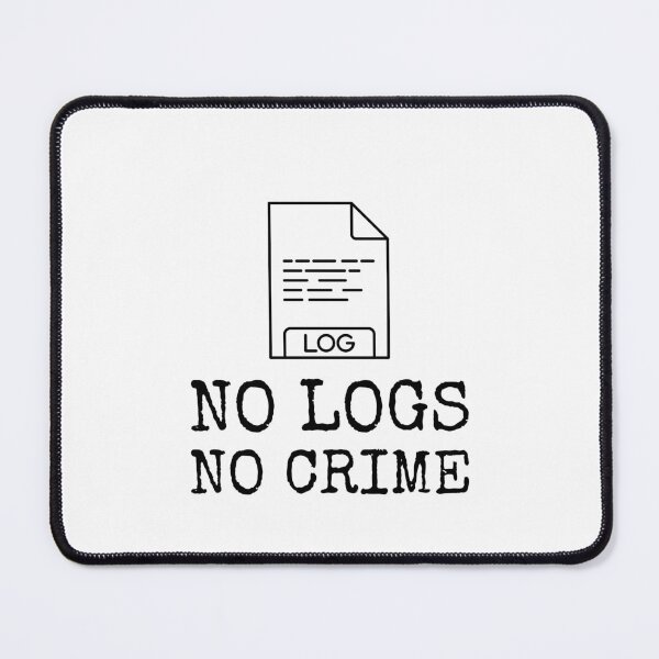 Item preview, no logs no crime designed and sold by Wordsmith-Wear.
