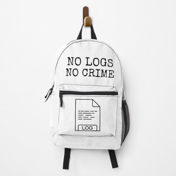 Item preview, no logs no crime designed and sold by Wordsmith-Wear.