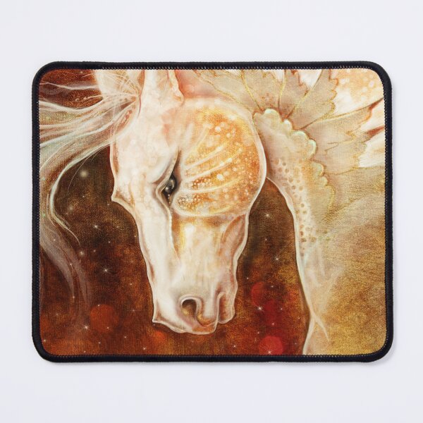 Item preview, Epona - Magical White Horse Art, Horse Goddess Art, Equine Art, Horse Magic Art designed and sold by Jezhawk.