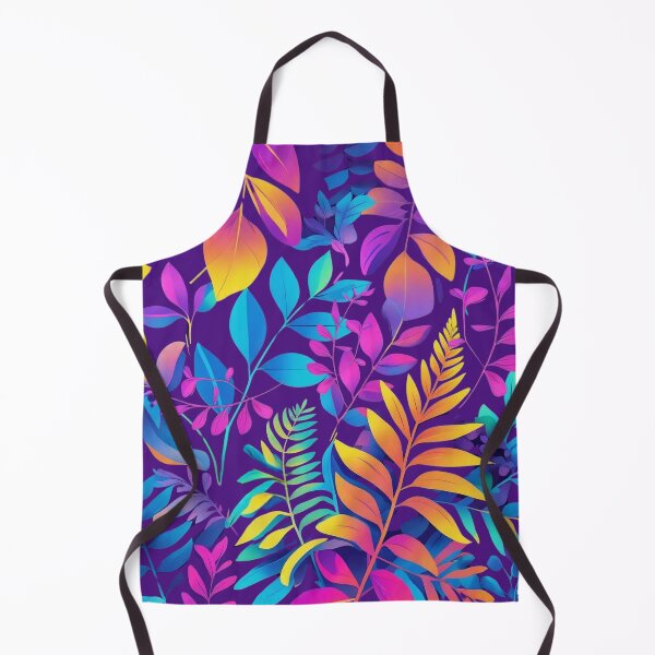 Item preview, Vibrant Neon Foliage | Maximalist Botanical Art with Lush Ferns & Forest Leaves designed and sold by CreativeCanvas8.