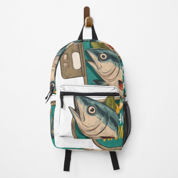 Item preview, Funny Vintage Tuna Fish Illustration – French Wordplay Food Art designed and sold by BeUniqueCo.
