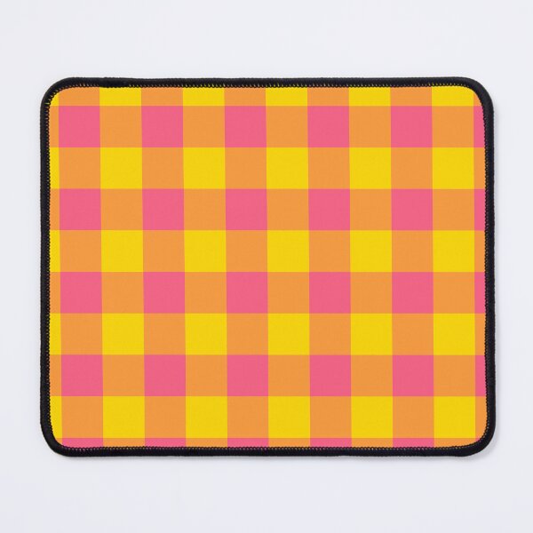 Item preview, Pink Yellow Orange Plaid Check Pattern Design designed and sold by PatternTitan.