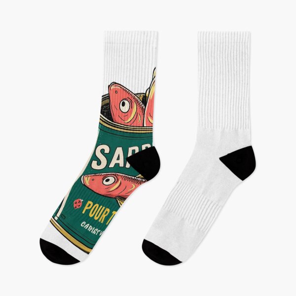 Item preview, Funny Sardines Can Illustration – Quirky Cartoon Fish Design designed and sold by BeUniqueCo.