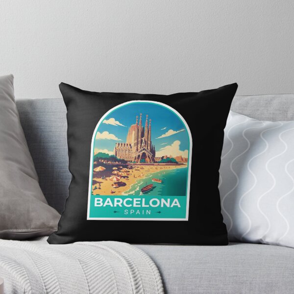 Item preview, Barcelona Summer Sticker designed and sold by TulipaGraphics.