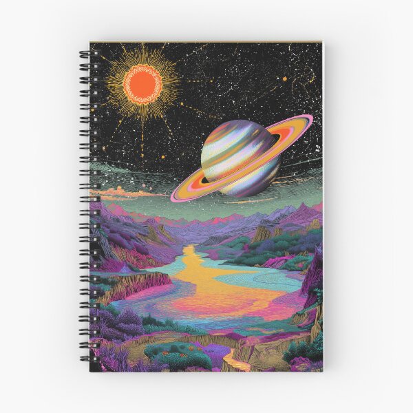 Item preview, Saturn River Valley - Cosmic design designed and sold by BlissxPals.