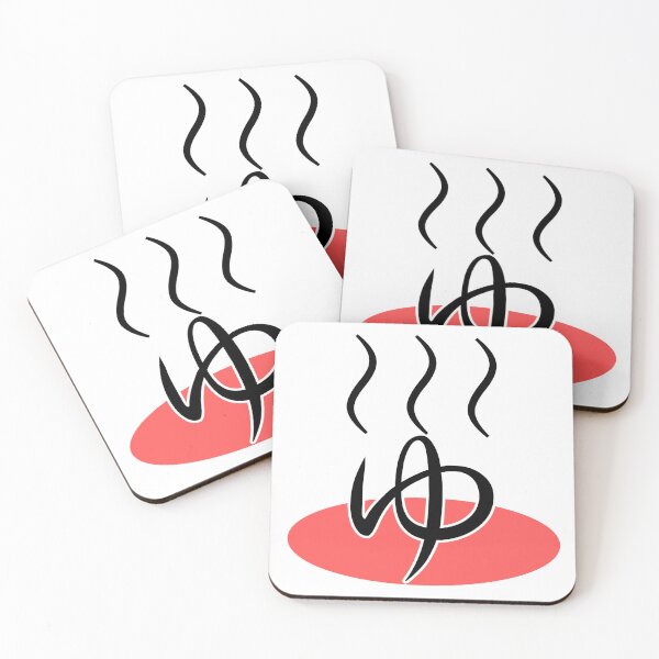 Item preview, Japanese Onsen Symbol – Classic Red Hot Spring Design designed and sold by SakuraLab.