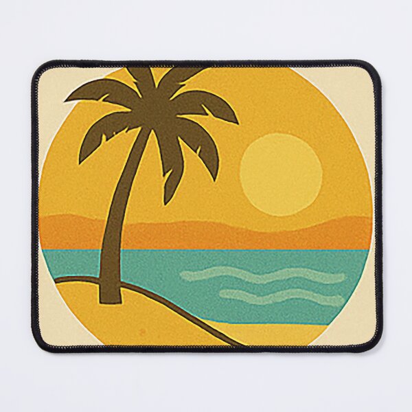 Item preview, a palm tree by the sea designed and sold by 7pitz.