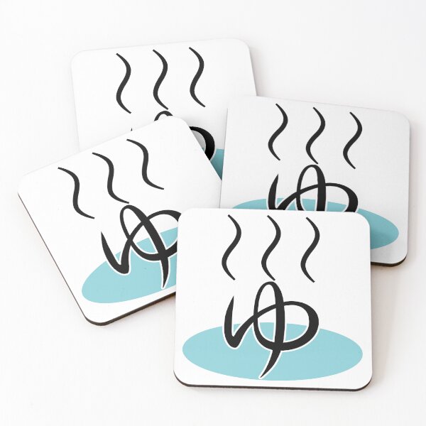 Item preview, Japanese Onsen Symbol – Minimal Blue Hot Spring Design designed and sold by SakuraLab.