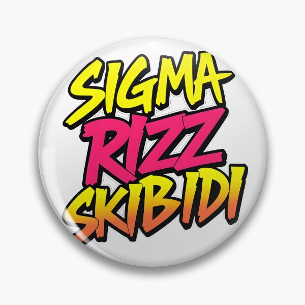 Item preview, SIGMA · RIZZ · SKIBIDI designed and sold by EmeraldeaDesign.