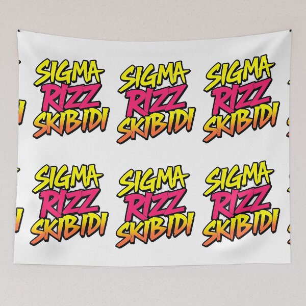 Item preview, SIGMA · RIZZ · SKIBIDI designed and sold by EmeraldeaDesign.