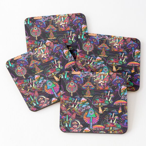Item preview, Garden of Shrooms | Field Trip Pattern designed and sold by Daniel Watts.
