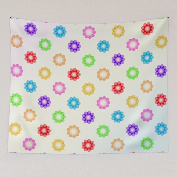 Item preview, Artistic Colorful Flower Pattern designed and sold by SpaceAlienTees.