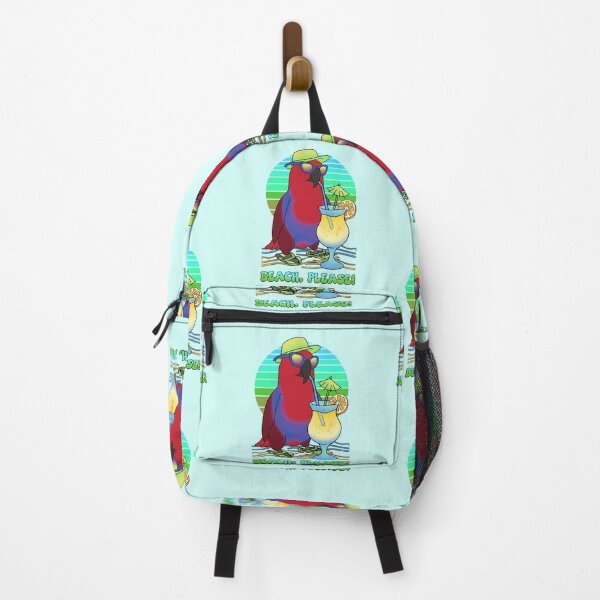 Item preview, Summer Female Eclectus Parrot beach please designed and sold by FandomizedRose.