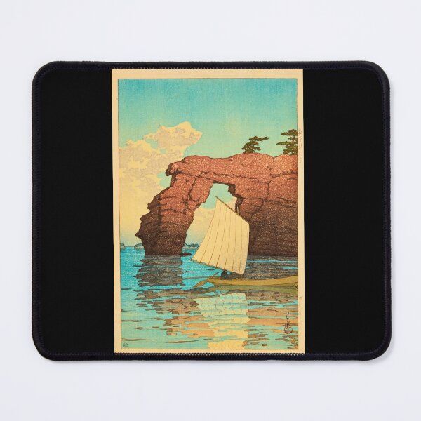 Item preview, Matsushima Zaimokuto (Zaimoku Island at Matsushima) by Hasui Kawase | Japanese Coastal Poster | Japandi Nature Art designed and sold by artofuniverse.
