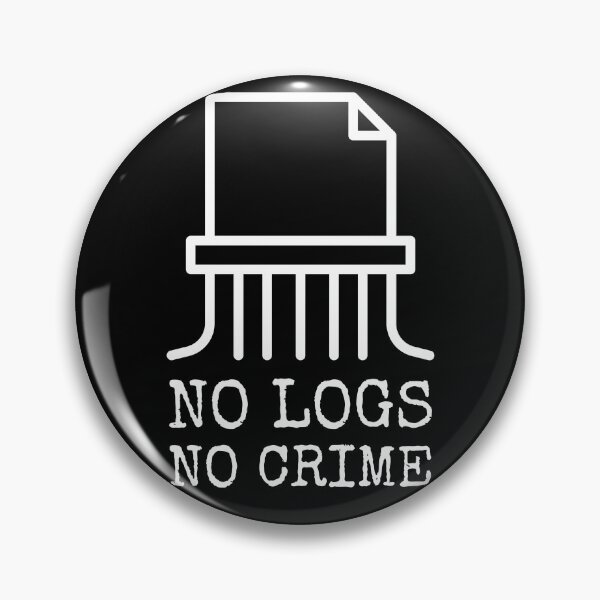 Item preview, no logs no crime white designed and sold by Wordsmith-Wear.