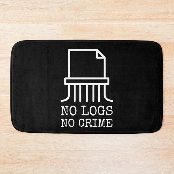 Item preview, no logs no crime white designed and sold by Wordsmith-Wear.