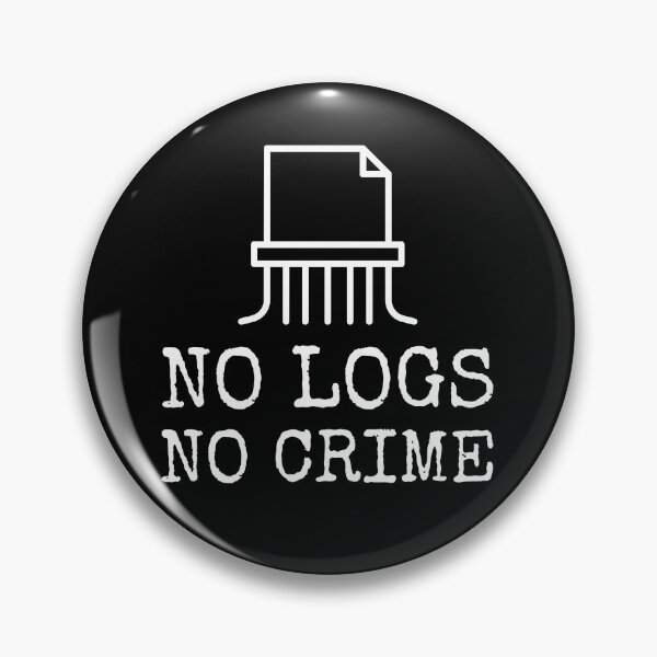 Item preview, no logs no crime white designed and sold by Wordsmith-Wear.