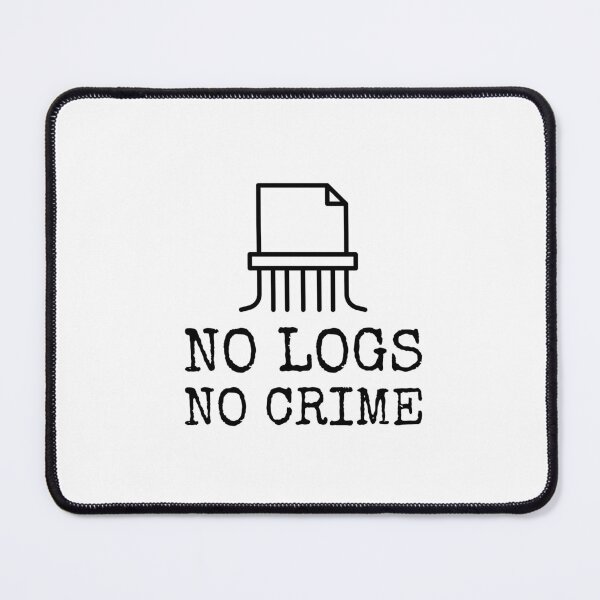 Item preview, no logs no crime designed and sold by Wordsmith-Wear.