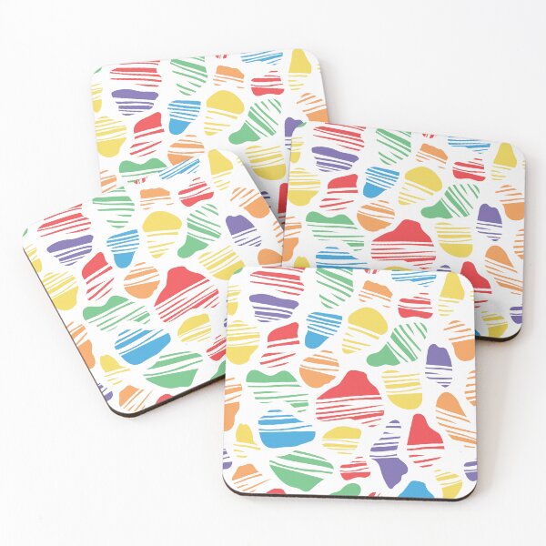 Item preview, Okapi Spotted Print - Rainbow 2 designed and sold by Daniel Bevis Design.
