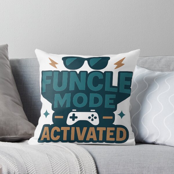 Item preview, Funcle Mode Activated - Uncle - Baby Birth Announcement designed and sold by Studio Swerve.