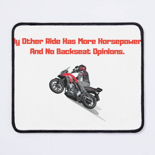 Item preview, More Horsepower – No Backseat Opinions designed and sold by ChainLogic.