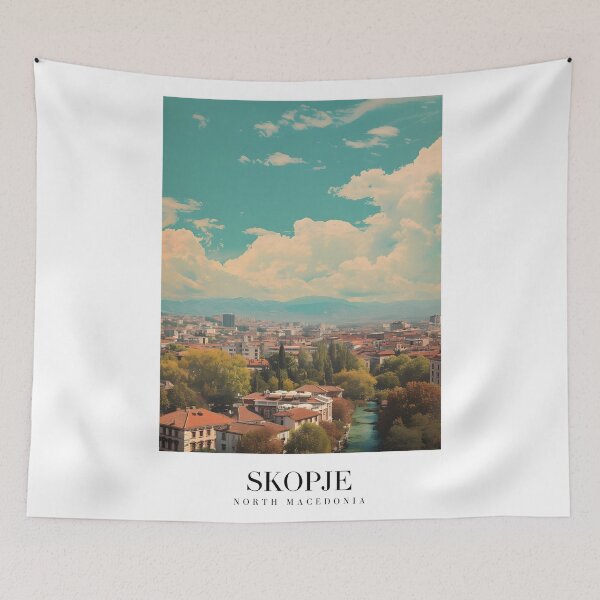 Item preview, Skopje Poster designed and sold by Lucy Goosy Art.