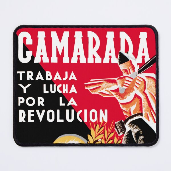 Item preview, Work and fight for the revolution - Spanish Civil War poster designed and sold by Radical Poster Collective.