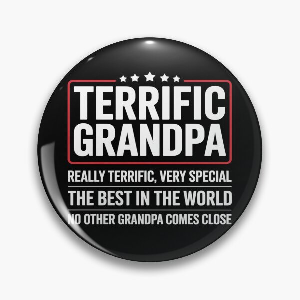 Item preview, Terrific Grandpa - Funny Donald Trump Campaign Style designed and sold by splindoershop.