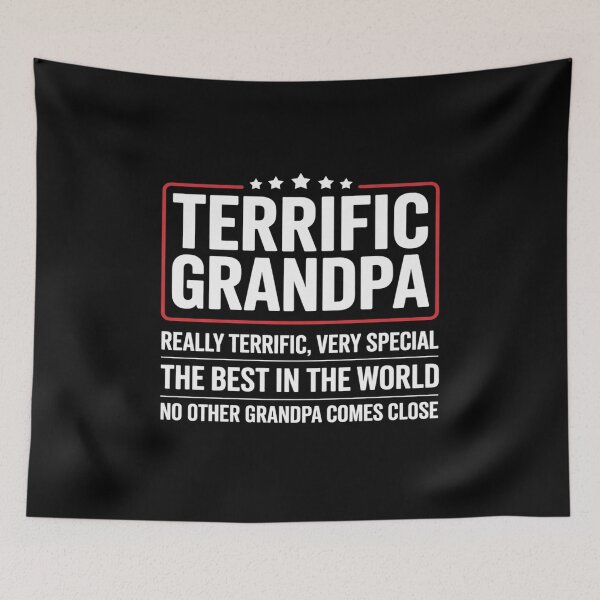 Item preview, Terrific Grandpa - Funny Donald Trump Campaign Style designed and sold by splindoershop.