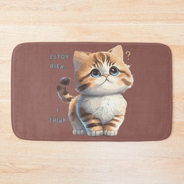 Item preview, Doubtful Kitten – I'm Fine… I Think designed and sold by MadeByKriss.