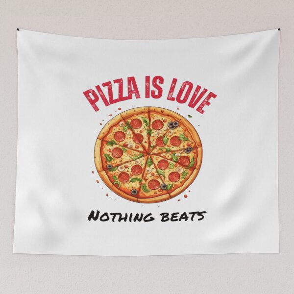 Item preview, Pizza is Love Nothing Beats designed and sold by Dreamsheaven.