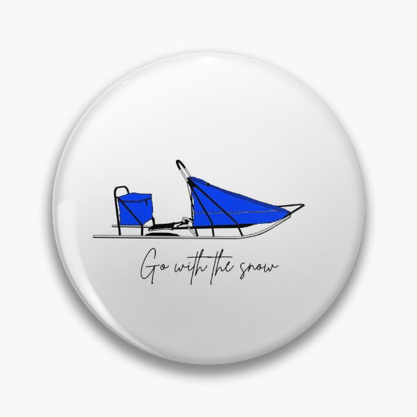 Item preview, Go With The Snow (blue) designed and sold by Riot Dogs.