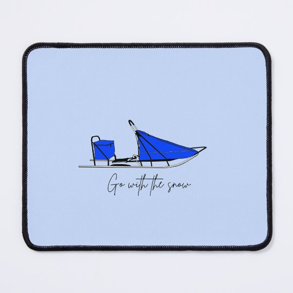Item preview, Go With The Snow (blue) designed and sold by Riot Dogs.