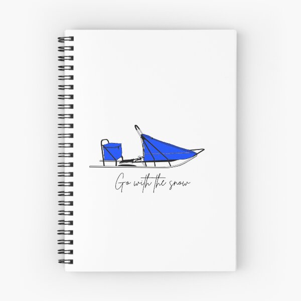 Item preview, Go With The Snow (blue) designed and sold by Riot Dogs.