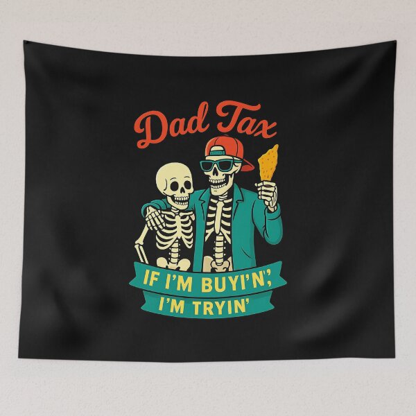 Item preview, Dad Tax If I'm Buyin' I'm Tryin' Fathers Day Dad Jokes Men  designed and sold by facegm.
