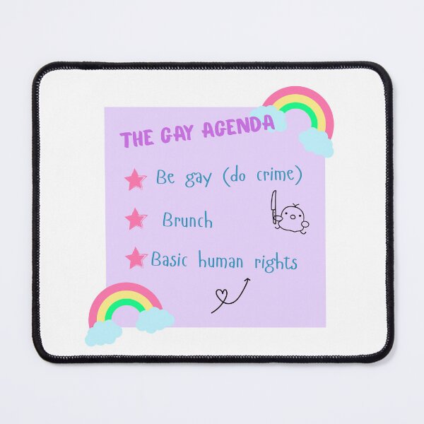 Item preview, The Gay Agenda designed and sold by imtheawkward1.