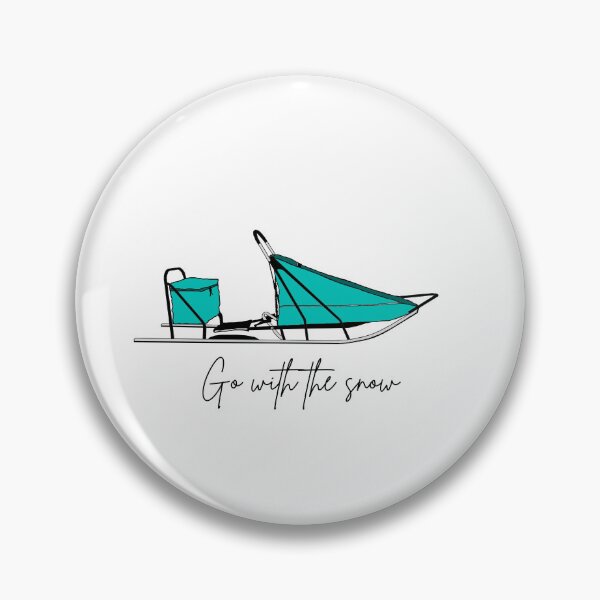Item preview, Go WIth The Snow (teal) designed and sold by Riot Dogs.