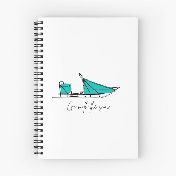 Item preview, Go WIth The Snow (teal) designed and sold by Riot Dogs.