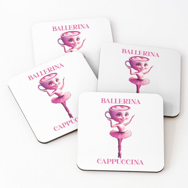 Item preview, Cappuccina Ballerina – Pink  designed and sold by EmeraldeaArt.