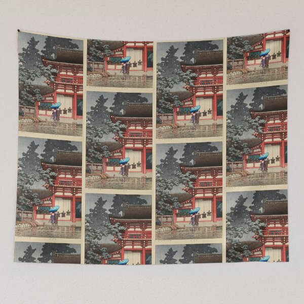 Item preview, Nara Kasuga Jinja (Kasuga Shrine, Nara) by Hasui Kawase | Japanese Shrine Poster | Japandi Architecture Art designed and sold by artofuniverse.